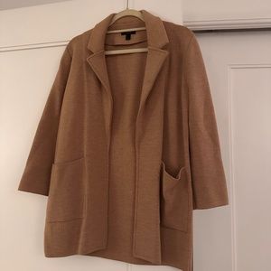 COPY - JCrew Sweater Blazer - Tan